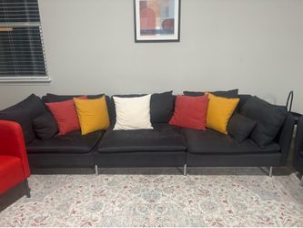 3-Seat Modular Sofa - Dark Gray