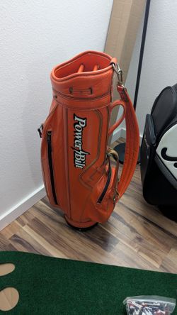 Powerbilt Orange Golf Bag, Fuzzy Zoeller