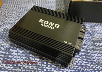 New Kong Audio 5000w Rms Full Range Mono Amplifier $360 each