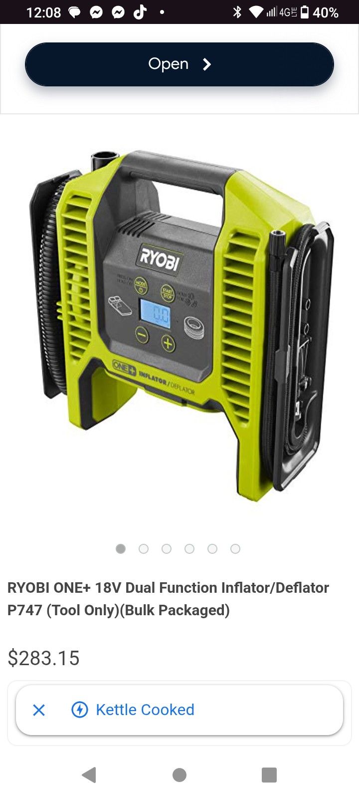 Ryobi Air Compressor