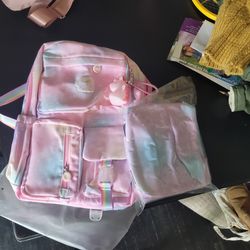 Girl Backpacks Pink And Purple