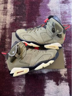 Size 10.5 - Jordan 6 Retro Travis Scott Olive