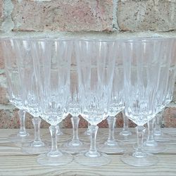 Cristal D'Arques Durand St. Germain Fluted Champagne Glasses 