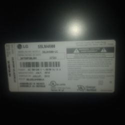 LG 3D 4k TV 55" Screen With Remote & Tv Stand