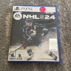 Ps5 NHL 24 hockey game