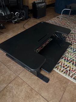 VIVO standing desk converter with keyboard tray