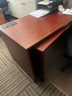 Desk with chair