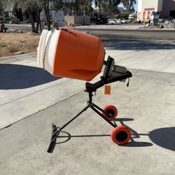  Corded Concrete Mixer: For use with Mortar/Concrete/Coffee/Seeds/Tea, 120 V