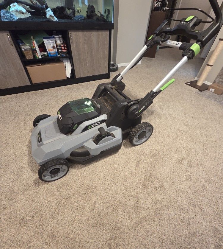Ego Cordless Lawnmower And Leaf Blower
