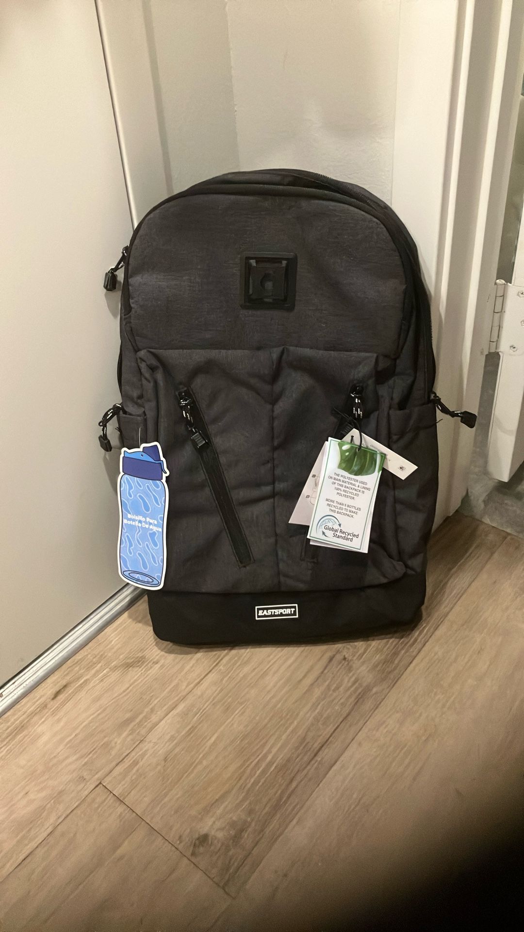 Brand New 19” Black /grey Eastsport Backpack 