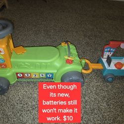 Pull Push And Ride On Cart