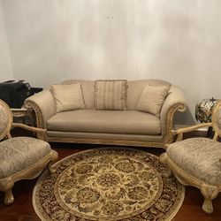 Couch and 2 Chairs