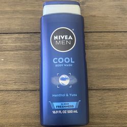 Nivea Men Cool Body Wash with Mentol & Yuzu 16.9oz $4 Each