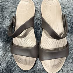 Women's Crocs sandals, size 11