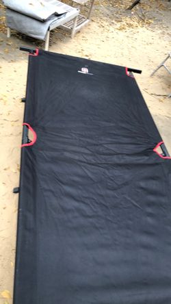 swiss gear weatherresistant cot ; aluminum frame, quality!