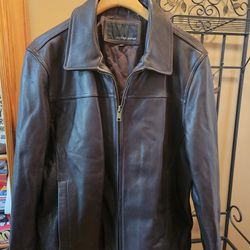Mens,New,Wilson Leather Jacket(Thinsulate Quilted Lining