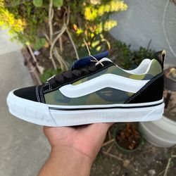 Vans Bape Knu Skool Camo Green Size 12M 11M 9M