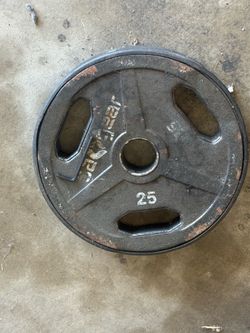 USA Sports 25lb Weight Plate and Kettlebell