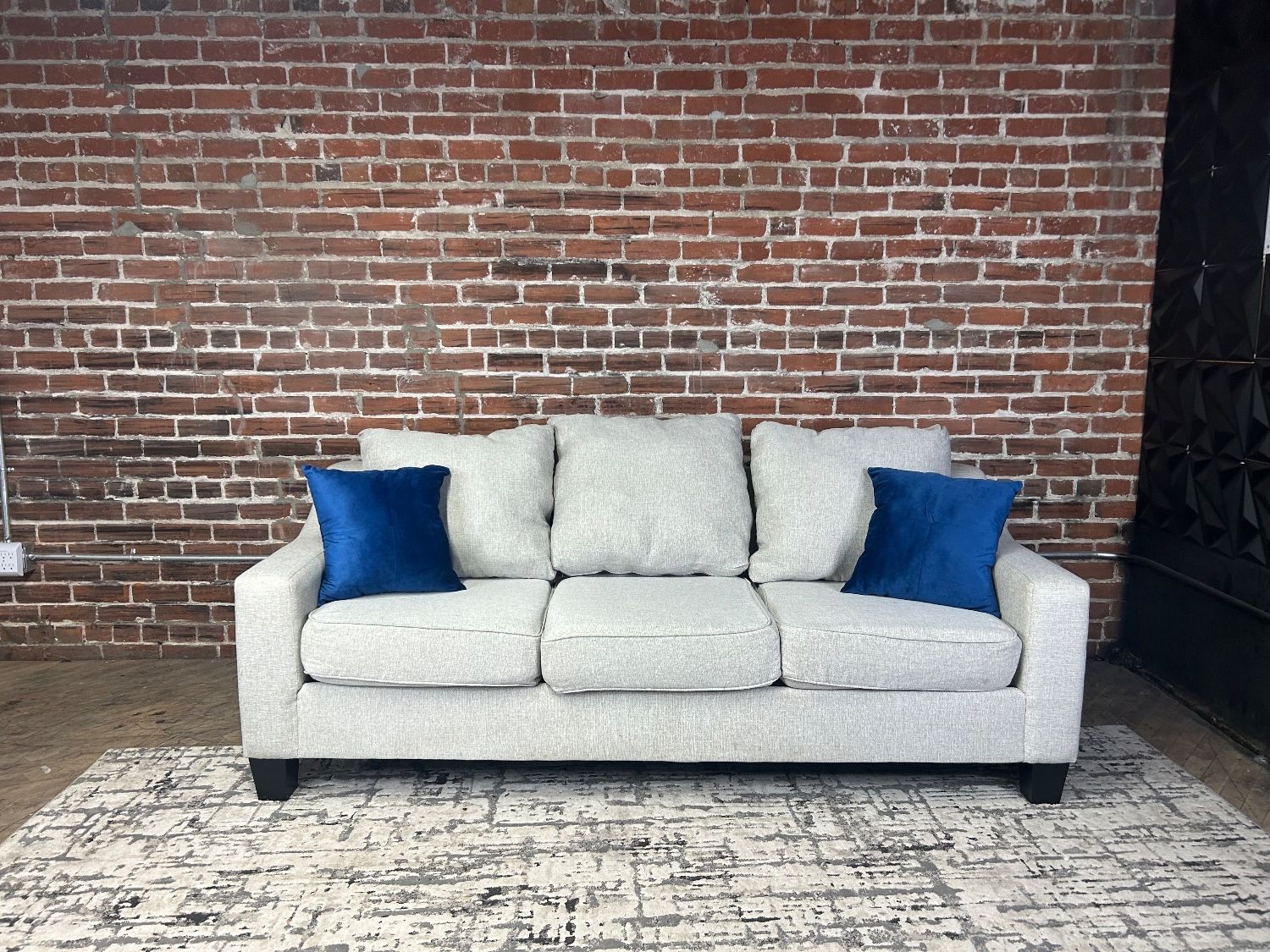 Delivery Available Light gray sofa couch