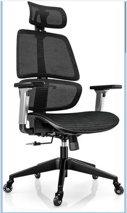 Black Mesh Ergonomic Office Chair