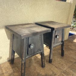 Outdoor Patio Side Table/storage 