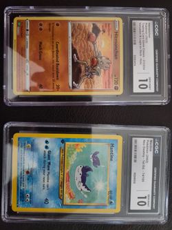 Pokemon Cards Slabs Pikachu Charizard