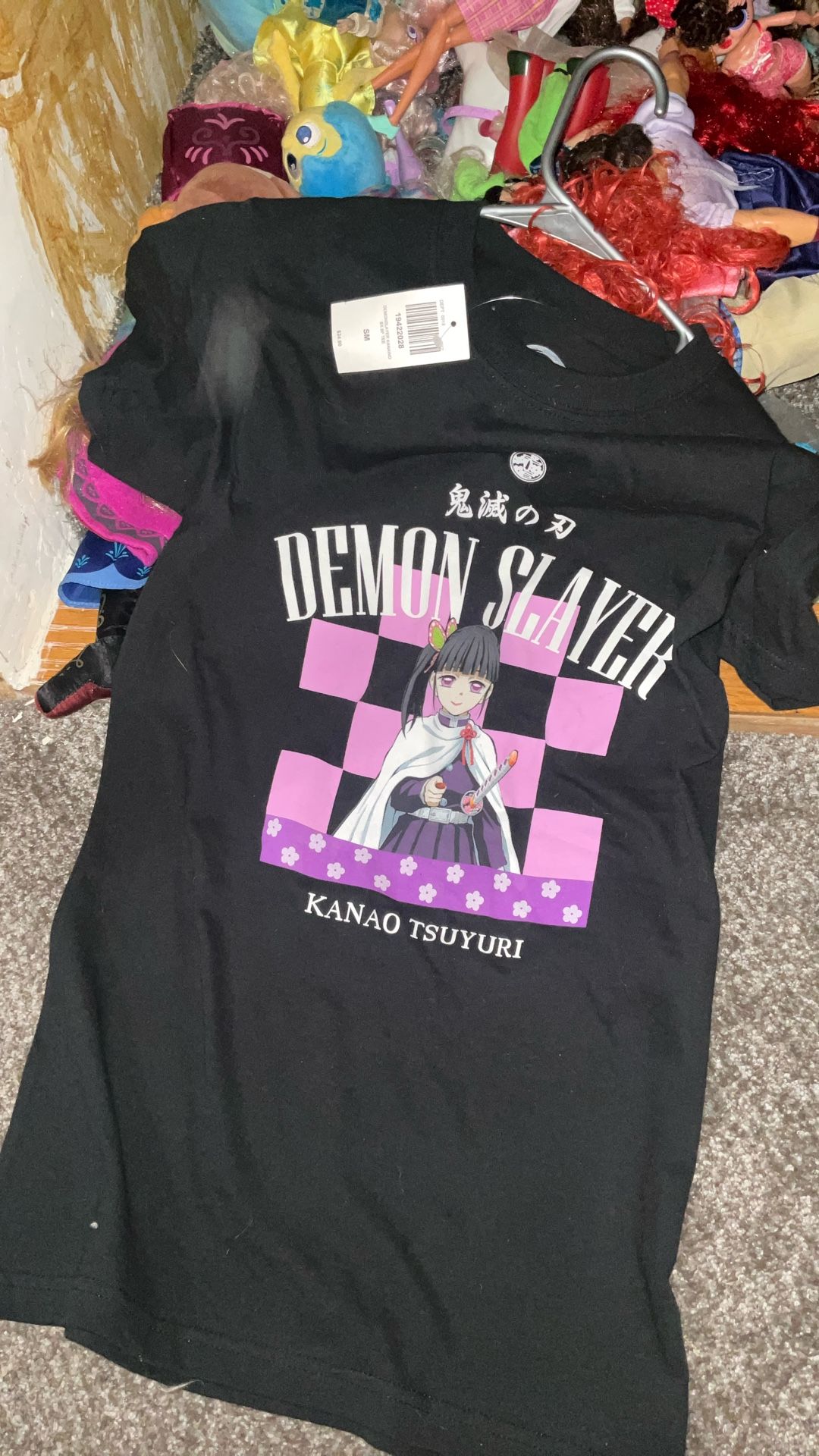 Demon slayer graphic shirt from hot topics brand new with tags size small