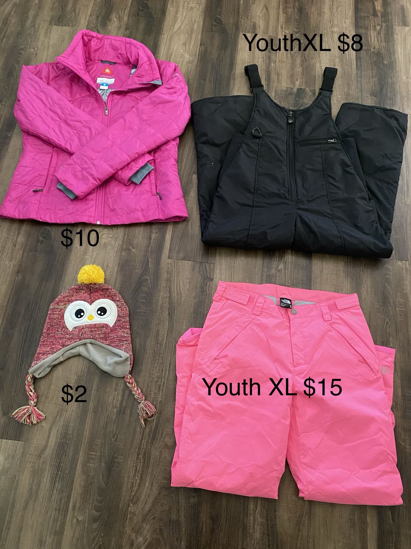 Cold weather “ski” clothes youth & adult
