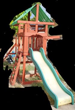 Swingset With Slide