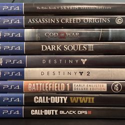 PS4 Games $20 - Like New