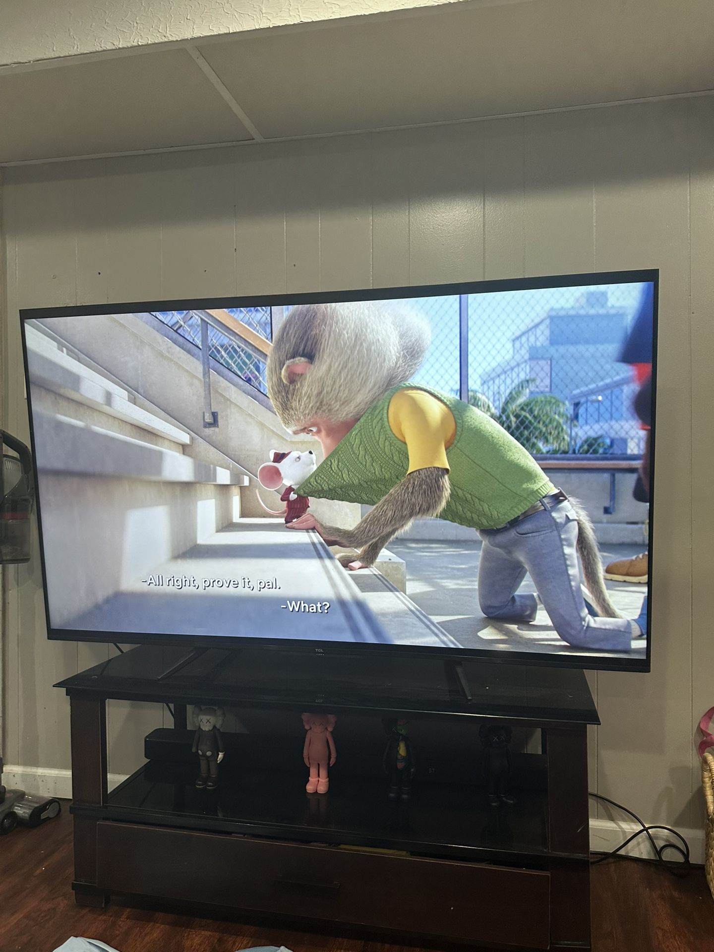 65 inch smart TCL TV & stand