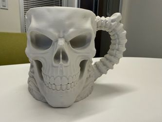 💀 Skeleton Skull Koozie Can Holder | 3D Printed