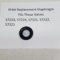 Sprinkler Valve Diaphragm Replacement For  Orbit Valves