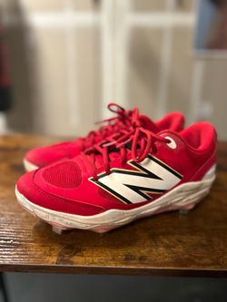 New Balance Baseball Cleats Red