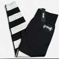 Darc Sport Athletic women’s black & white seamless leggings