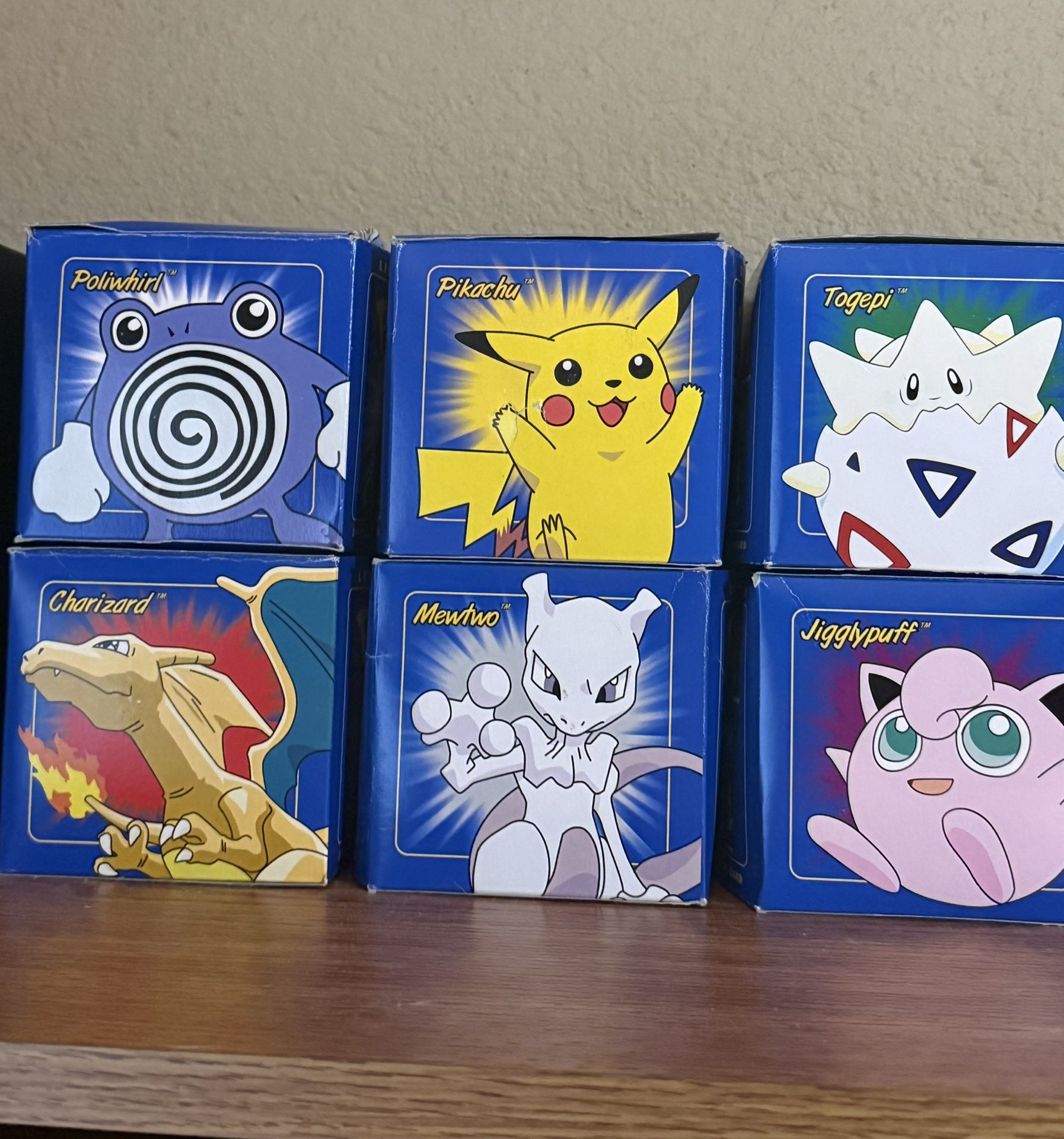 Pokemon Card Burger King 1999 Blue Box Limited Edition 23K Gold Plated Card Complete Set