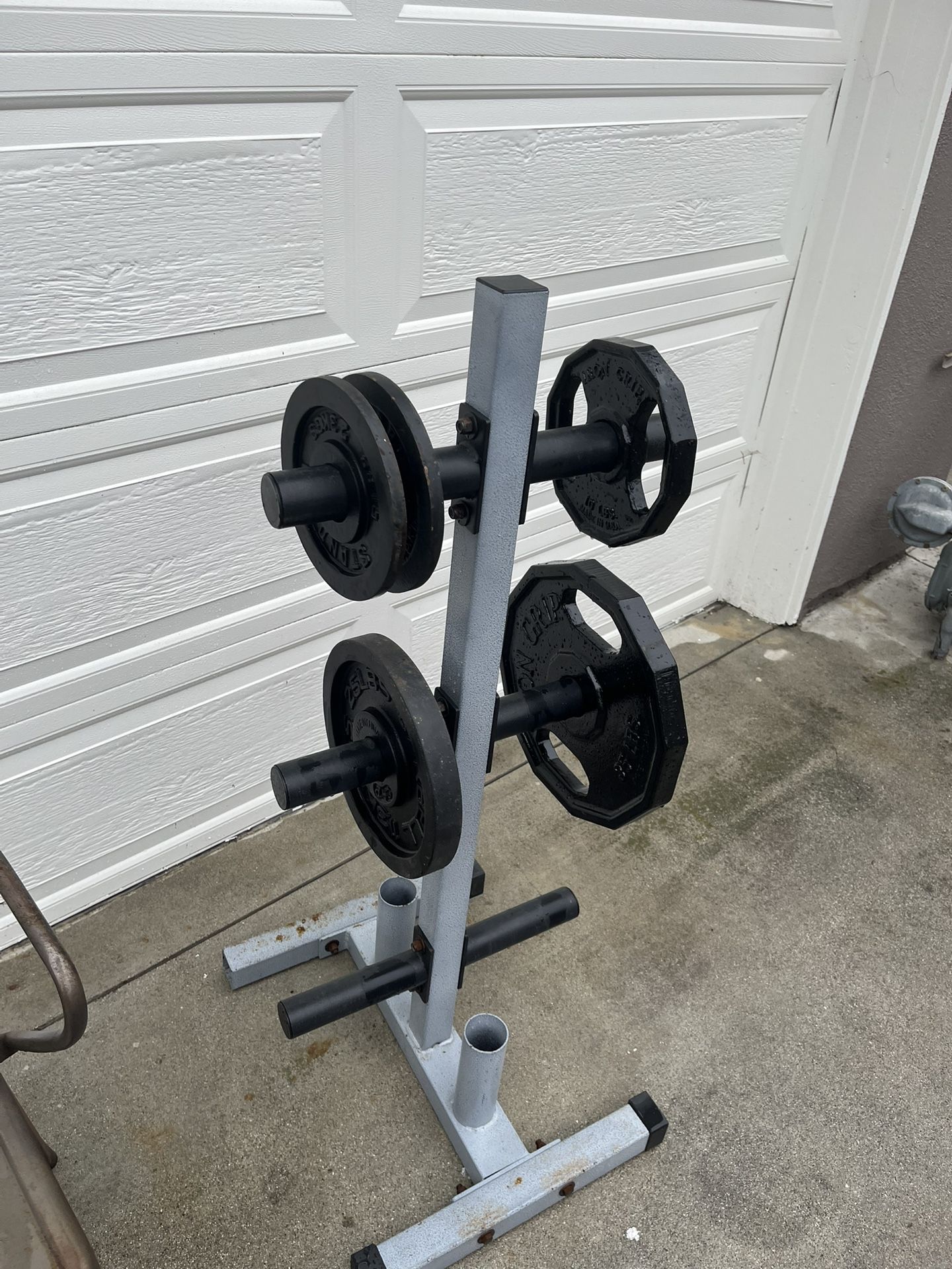 Olympic Weight Tree Plate Holder 