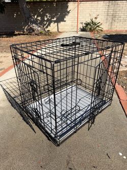 Folding pet crate