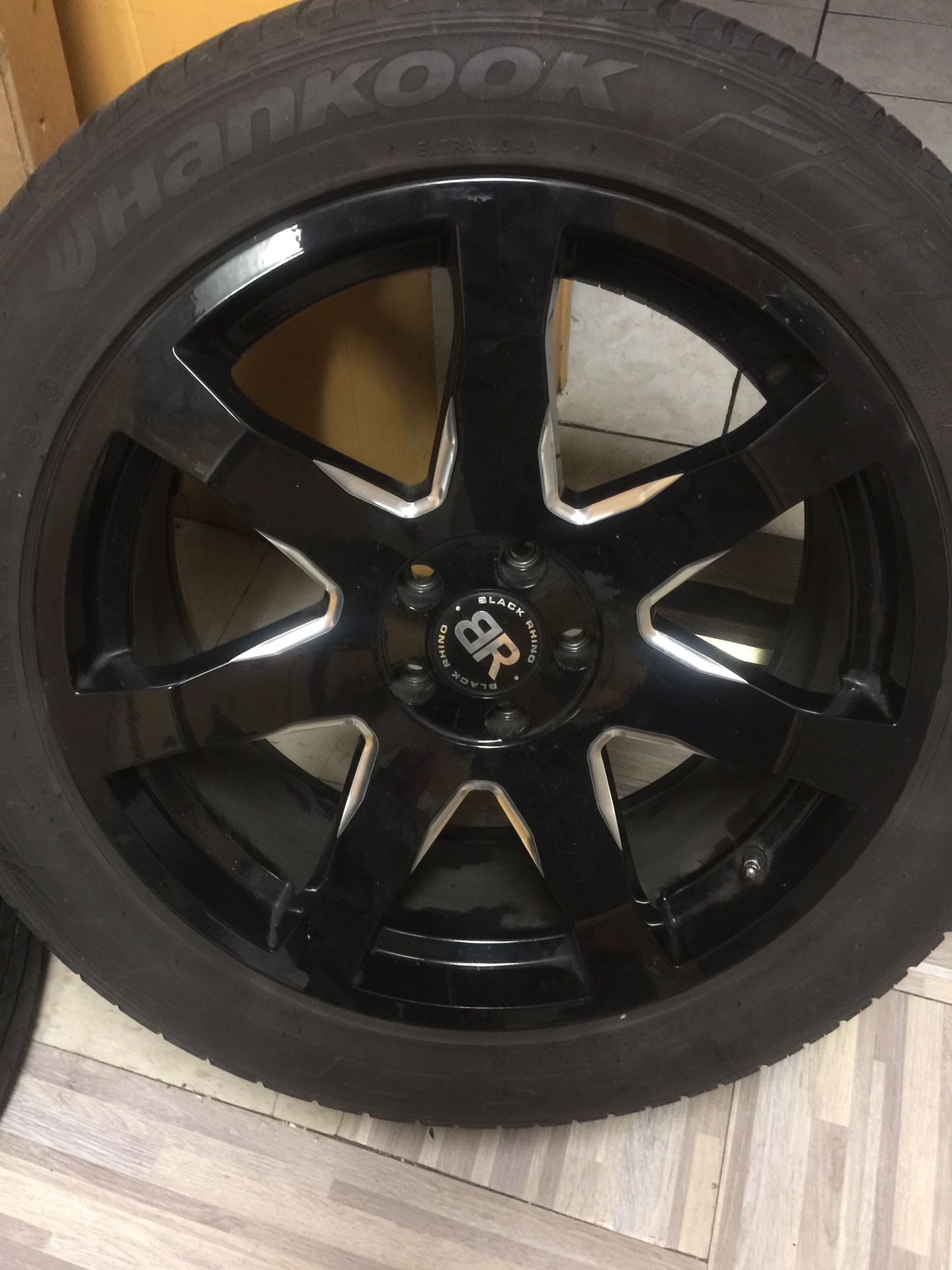 20” Black Rhino wheels with hankook tires