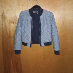 Quilted Bomber Jacket