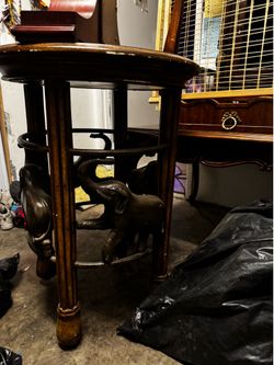 wooden table