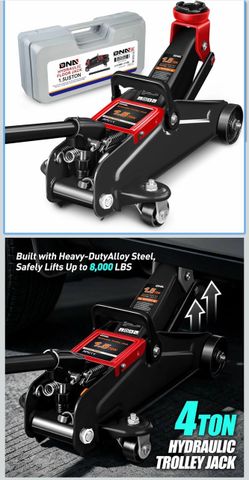 DNA Motoring 1.5 Ton Car Floor Jack Low Profile Hydraulic Trolley Service/Floor Jack