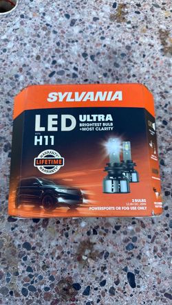 H11 LED Ultra Brightest Bulb + Most Clarity (2 Bulbs) 12.8V DC, 20W Powersports or Fog Use Only