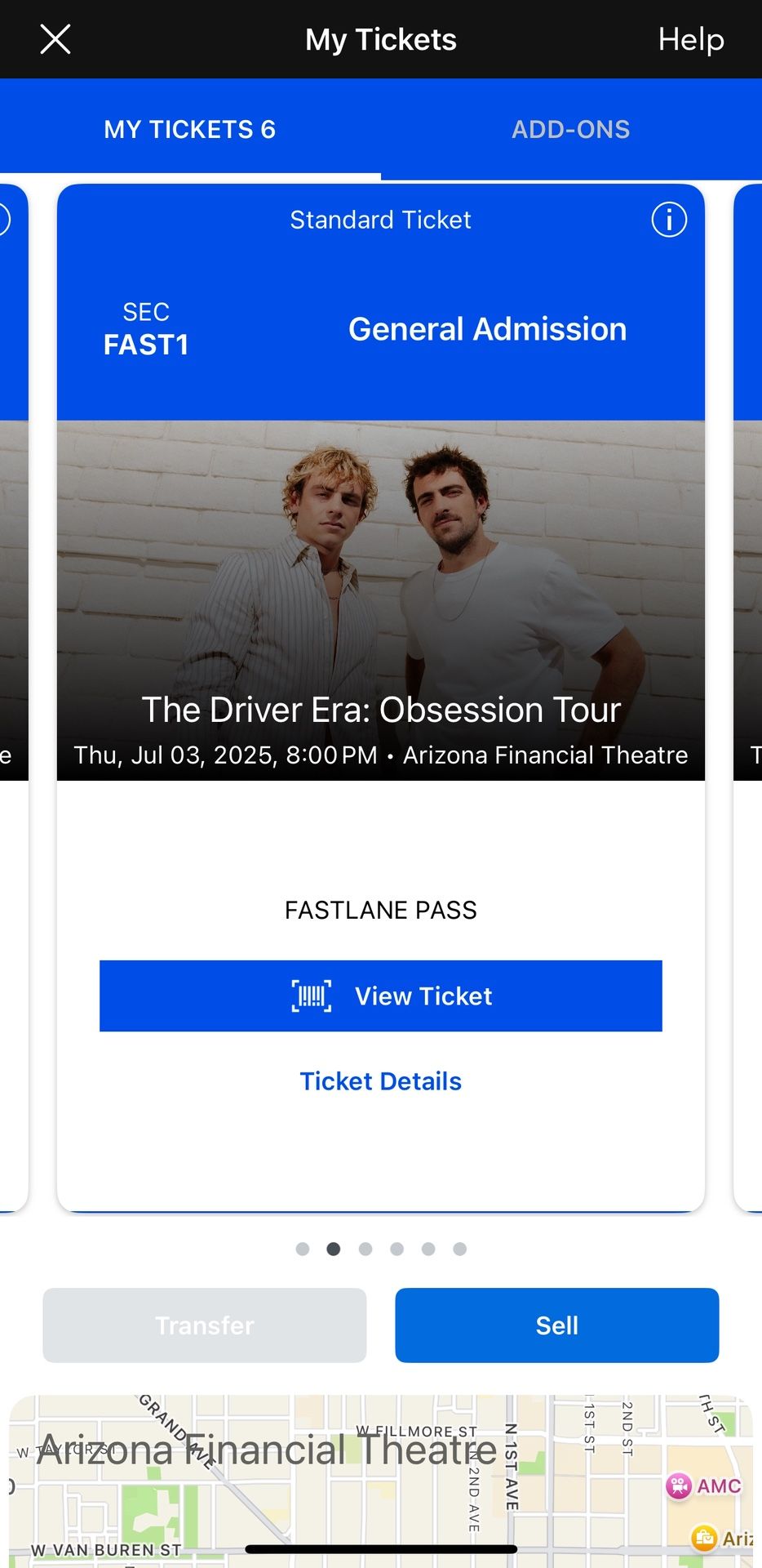 The Driver Era Concert Tickets