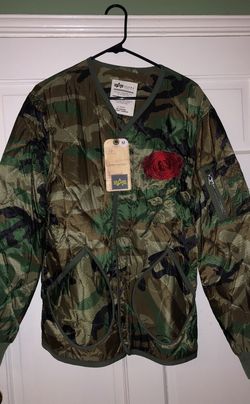 CUSTOM FLORAL CAMO BOMBER JACKET