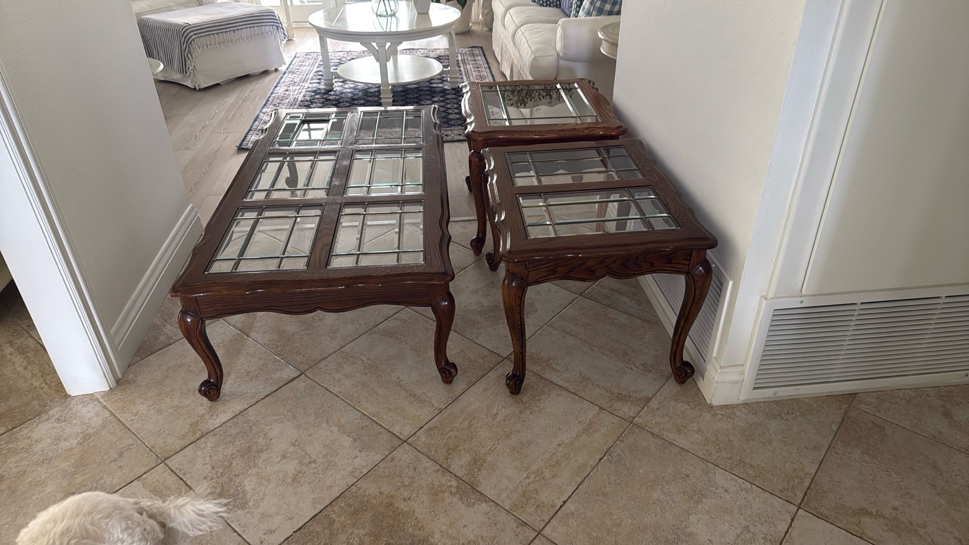 Coffee Table And 2 End Tables 