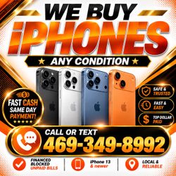 Iphone 18 Pro Max 256GB unlocked
iPhone 17 Pro Max 256GB desbloqueado
Compramos teléfonos. Webuy