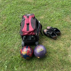bowling ball set