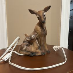 Adorable !!! Precious!! Vintage Deer Night Light 