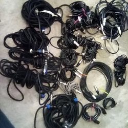 Amplifier Cords Lots Of Them !!!
